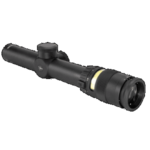 Trijicon Accupoint 1-4x 24mm 30mm Tube Amber Triangle Post Illumination Rifle Scope
