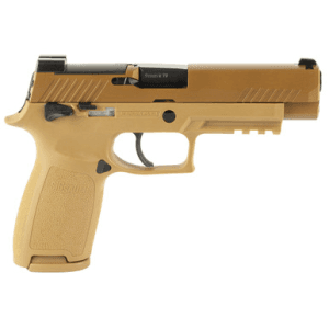 Sig Sauer P320 M17 *ma Compliant, 9mm Luger, 4.7in. Barrel, 10rd, Coyote Pvd Finish Stainless Steel, Picatinny Rail Frame, Serrated Slide & Polymer Grip - Coyote (320f9m17msma)