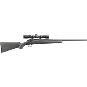 Ruger 16933 American Full Size 30-06 Springfield 4+1 22" Matte Black Steel Barrel, Matte Black Alloy Steel Receiver W/Picatinny Rail, Black Fixed Synthetic Stock, Vortex Crossfire Ii 3-9x40mm