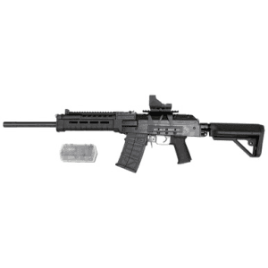 JTS M12AK T1 12GA, 18.7in. Barrel, 5rd, MLOK Forend. Incl. Red Dot Sight - Black (M12AKT2.1)