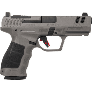 SAR USA SAR9CG3PT SAR9 C Gen3 Compact Frame 9mm Luger 15+1 4" Black Steel Barrel, Platinum Gray Steel Slide, Platinum Gray Polymer Frame w/Picatinny Rail, Black Interchangeable Backstrap Grip