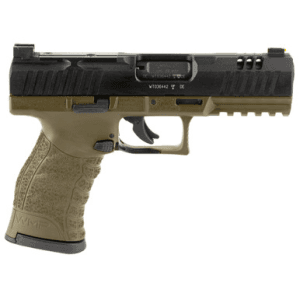 Walther Arms 5220307 Wmp Military Full Size Frame 22 Wmr 15+1 4.50" Black Steel Barrel, Od Green Optic Ready/Serrated Slide, Od Green Polymer Frame W/Picatinny Rail, Textured Polymer Grip - 5220307