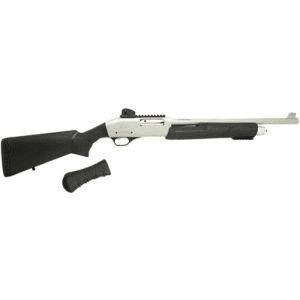 Black Aces Tactical Pro Series X 12ga, 18.5in. Barrel, 4rd, Black Synth. Stock & Forend. Incl. Bird's Head Grip And Optic Mount. - Gray (Batpsxpsn)