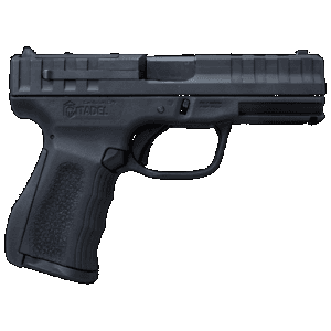 Citadel CITCP9BLK Centurion CP9 Compact 9mm Luger 14+1 4" Black Steel Barrel, Optic Ready/Serrated Slide, Polymer Frame & Grip