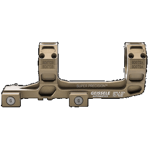Geissele Ar15 Super Precision 30mm Desert Tan Scope Mount Ring Combo