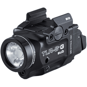 Streamlight Tlr-8 G Sub 500 Lumens Green Laser Fits Sig Sauer P365 P365xl Rail Clamp Weapon Light