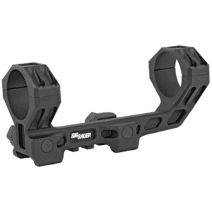 Sig Sauer Alpha3 Scope Mount Ring Combo 30mm Picatinny 0 Moa Powder Coat