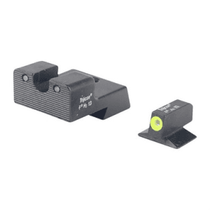 Trijicon 1911 Novak Cut Hd Night Sight Set Yellow Front Outline Dovetail Fit