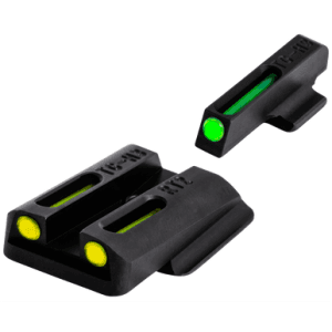 Truglo Tfo Front And Rear Sights Ruger Lc9 Lc9s 380 Green Fiber Optic Yellow