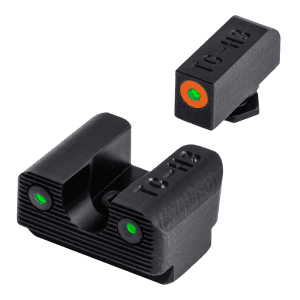 Truglo Tg231g1ac Tritium Pro Black | Green Tritium Orange Outline Front Sight Green Tritium Rear Sight