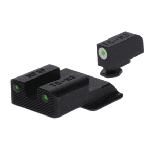 Truglo Tg231mp3w Tritium Pro Black | Green Tritium White Outline Front Sight Green Tritium Rear Sight