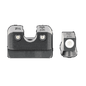 Truglo Tg231z1w Tritium Pro Black | Green Tritium White Outline Front Sight Green Tritium Rear Sight