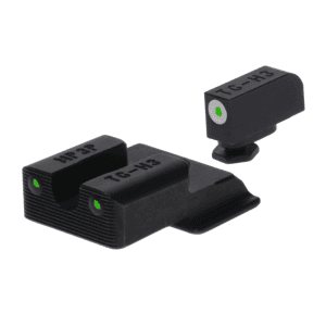Truglo Tgtg231mp4w Tritium Pro Black | Green Tritium White Outline Front Sight Green Tritium Rear Sight