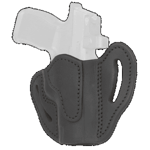 1791 Gunleather Orbhcmaxsblr Bhc Max Optic Ready Owb Compact Stealth Black Leather Belt Slide Compatible W/Sig P365 Xl/Glock 48 Right Hand