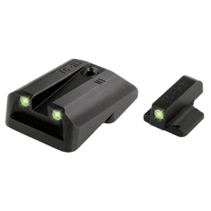 Truglo Tg231n1 Tritium Black | Green Tritium Front Sight Green Tritium Rear Sight
