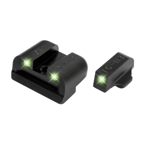 Truglo Tg231x Tritium Black | Green Tritium Front Sight Green Tritium Rear Sight