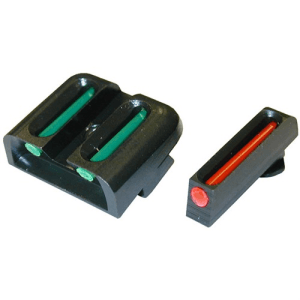 Truglo Tg131g1 Fiber-Optic Red/Fiber Optic Front Sight-Green/Fiber Optic Rear Sight Glock 17/17l/19