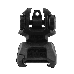F.A.B. Defense FXRBS Folding Rear Sight Dual Aperture for AR-15 M16 M4
