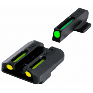 Truglo Tfo Green Tritium Fiber Optic Front Rear Sights Ruger Sr9 Sr9c