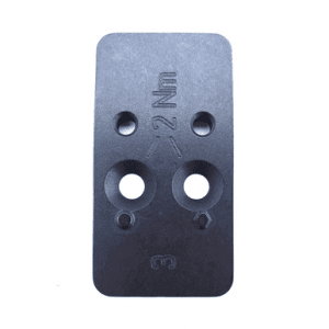 Heckler & Koch Hk 50254263 Optic Plate #3 Black, Steel Fits Hk Vp9 Or C-More Sts2 Pattern Footprint Mount