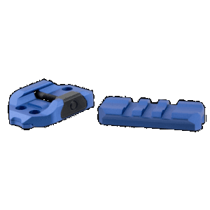 Strike Industries R.e.x. Riser Blue Anodized Low Profile Picatinny Rail 6061 Aluminum