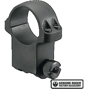 Ruger 90280 6bhm Scope Ring Matte Finish 1 Inch Extra High 62mm Objective