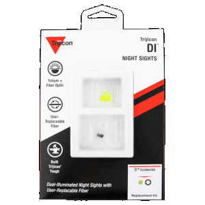 Trijicon Di Night Sight Replacement Kit Green Fiber And Black Retainer