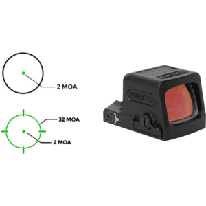 Holosun Eps Mrs Enclosed Pistol Red Dot Green 2 Moa 32 Moa Circle 7075 T6 Aluminum