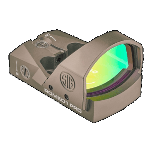 Sig Sauer Romeo1pro 1x30mm 6 Moa Red Dot Flat Dark Earth Picatinny Rail