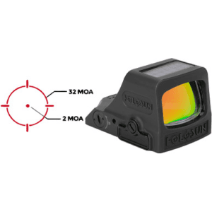 Holosun He508t-Rd-X2 Reflex Sight Titanium Ip67 Red Dot 2moa 32moa