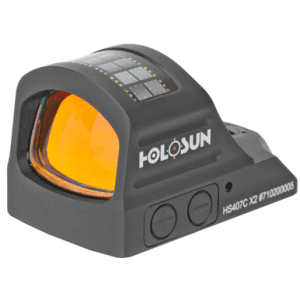Holosun Hs407c-X2 Red Dot Sight 2moa Open Reflex Handgun Optics Solar Failsafe Shake Awake Ip67