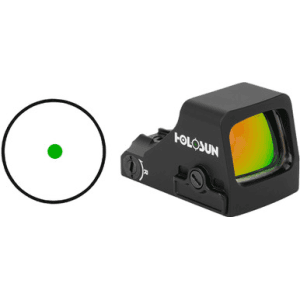 Holosun He407k-Gr-X2 Green Dot Sight 6moa Lock Mode Shake Awake Night Vision Compatible Rmr Footprint