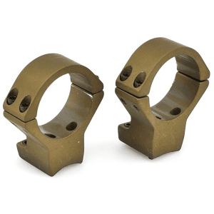 Talley Manufacturing Browning X-Bolt 34mm Scope Mount Ring Combo High 0 Moa Burnt Bronze