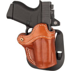 1791 Gunleather Orpdhccbrr Paddle Holster Optic Ready Owb Size Compact Classic Brown Fits Sig P365/Taurus Gx4 Compatible W/Glock 43