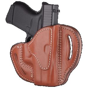 1791 Gunleather Orbhccbrr Bhc Optic Ready Owb Compact Classic Brown Leather Belt Slide Compatible W/Glock 43/Sig P365 Right Hand