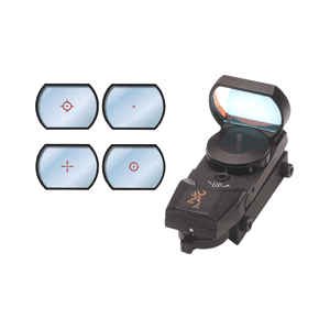 Browning Buckmark Reflex Sight Red 1x 4 Pattern Picatinny Mount 7 Brightness