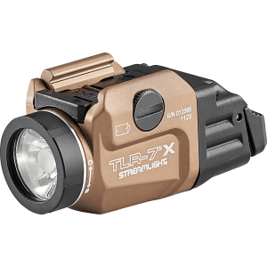 Streamlight Tlr-7 X Fde 500lm Rechargeable Rail Mounted Light Ambidextrous Paddle Picatinny