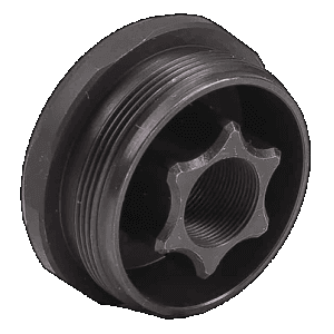 Jk Armament 155hd 1/2x26 Thread Mount Armor Black Cerakote Finish