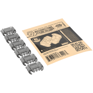 Strike Industries Arcmsmp Multidimensional Picatinny Rail Cover With Cable Management Clear Smoke