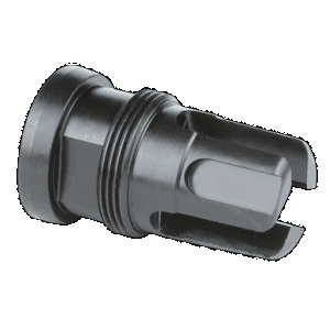 Griffin Armament Tmmfh1228 Minimalist Taper Mount Flash Suppressor Black 17-4 Stainless Steel With 1/2"-28 Tpi Threads, 1.80" Oal & 1.07" Diameter For 5.56x45mm Nato