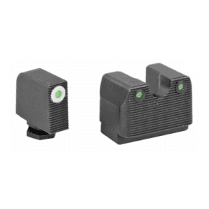 Rival Arms Tritium Ns Glock Mos 17 19 White Ring 3 Dot Green Sights