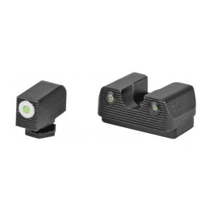 Rival Arms Night Sights Glock 42 43 Green Tritium White Outline Front Rear Sight