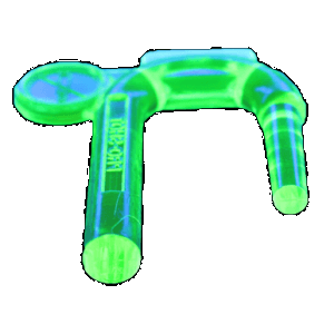 Pro-Shot BL2CFGREEN UV Bore Light Chamber Flag .22 Cal & Up Rifle/Pistol Fiber Optic Illuminator Neon Green 2 Pack