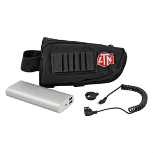 Atn Extended Life Bat Pack 20000mah Usb Micro Usb L Shaped Connector With Buttstock Mount
