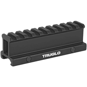 Truglo Picatinny Riser Mount 1 Pc 1 In Elevates Sights On Picatinny Rails
