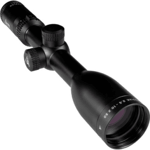 Alpen Optics Kodiak Rifle Scope 2.5-10x50 Multi-Coated Optics Fast Focus Eyepiece AccuPlex Reticles Picatinny Rings