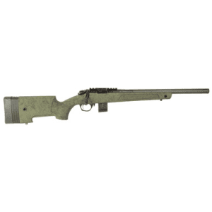 Bergara Rifles Bmr010 Bmr X Carbon Fiber 22 Wmr 10+1 18" Black Carbon Fiber Threaded Barrel, Black Cerakote Picatinny Rail Receiver, Adj Lop Black W/Green Webbing Synthetic Stock