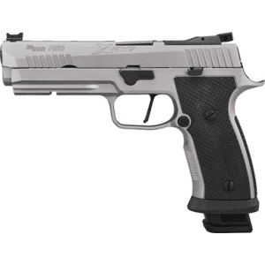 Sig Sauer P320 Xfive Sxg 9mm Luger 5in 10rd Silver Optic Ready Serrated
