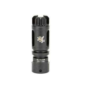 Griffin Armament Gate-Lok Flash Comp 30cal 5/8-24 Qd Mount Stainless