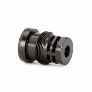 Griffin Armament Ez Brake 30cal 1/2x28 Taper Mount Recoil Black Nitride